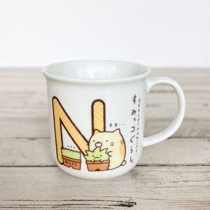 San-X Sumikko Gurashi Initial Letter N Mug Neko Cat SMALL 3” Japan Kawaii Anime